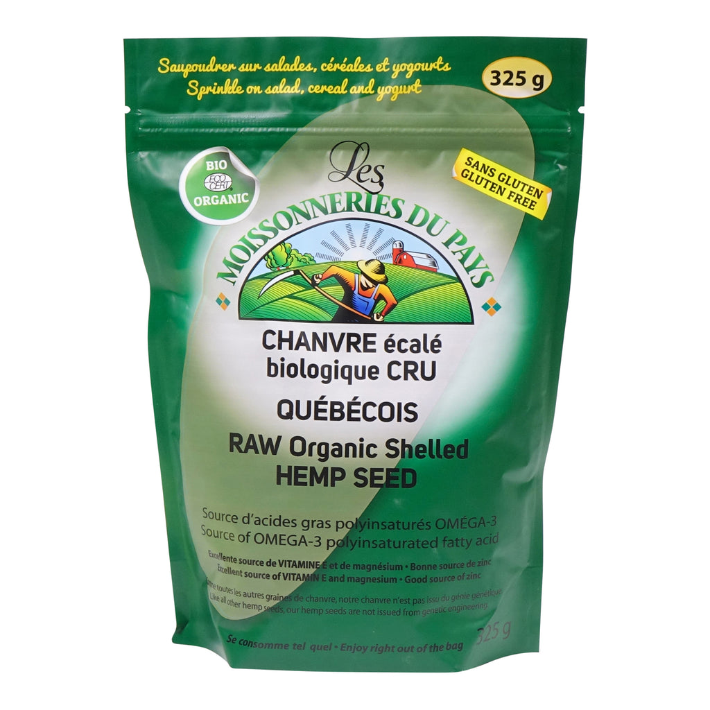 Organic shelled hemp seed 325 g