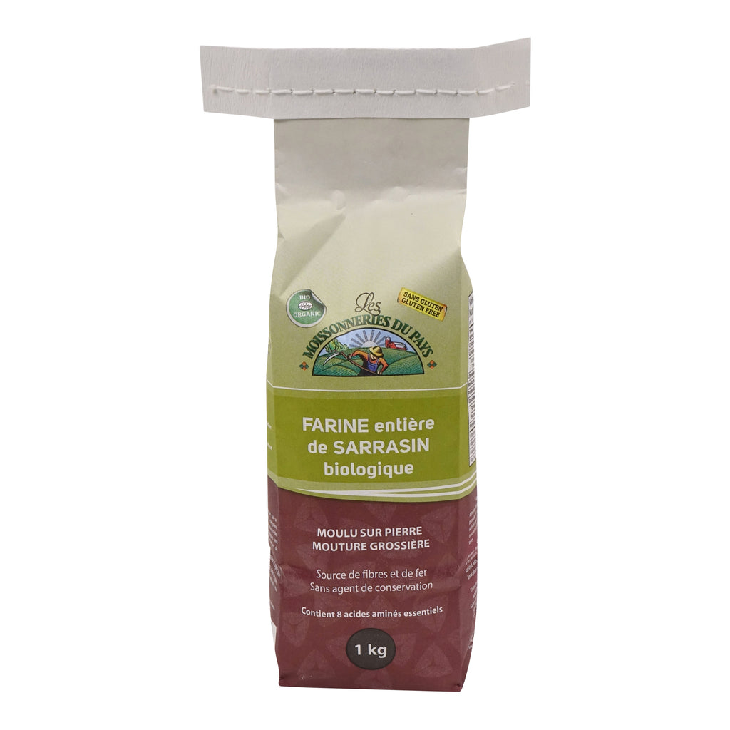Organic whole buckwheat flour T24 1 kg