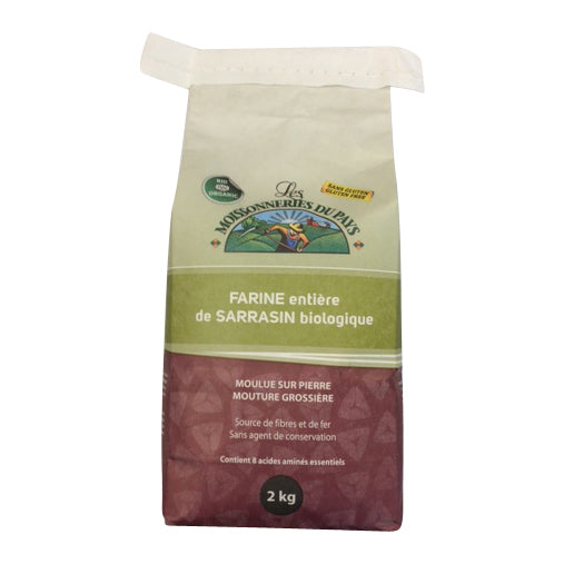 Organic whole buckwheat flour T24 2 kg