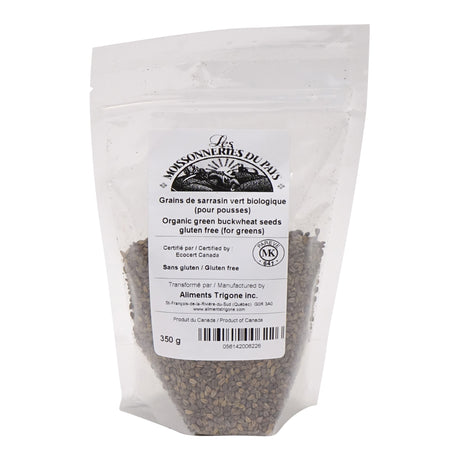Organic green buckwheat seeds (for greens) 350 g